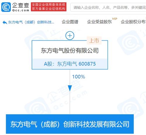 東方電氣成立創(chuàng)新科技發(fā)展公司，注冊資本1.5億布局信息系統(tǒng)集成服務(wù)